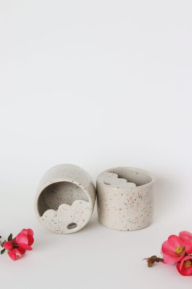 vanilla speckle travel cup