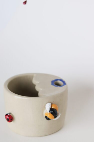 ladybugs & bees travel cup