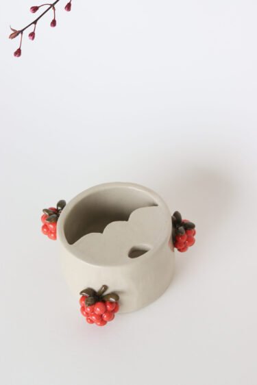 raspberry travel cup