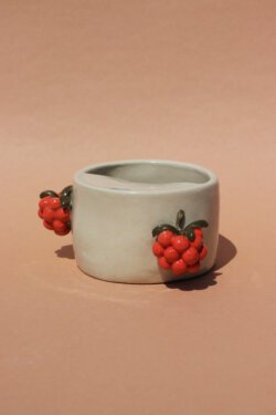 raspberry travel cup