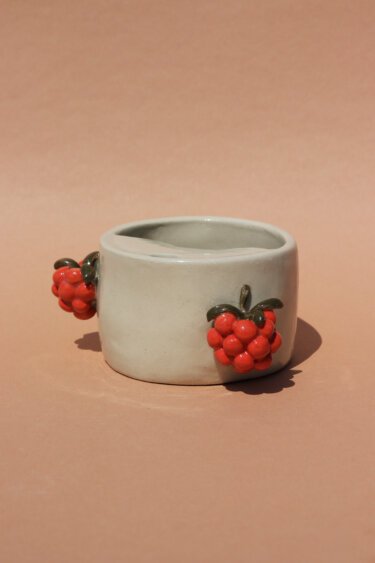raspberry travel cup