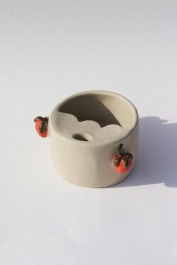 strawberry travel cup