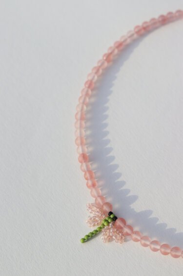pink & green dragonfly - Image 2