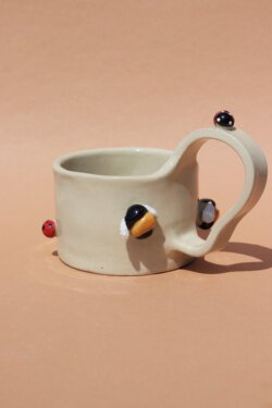bees & ladybugs mug