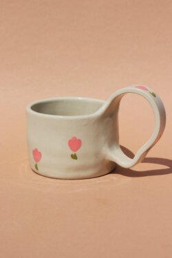 tulip mug in pink