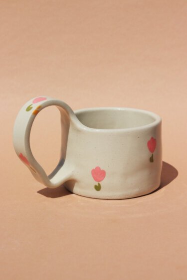 tulip mug in pink - Image 2