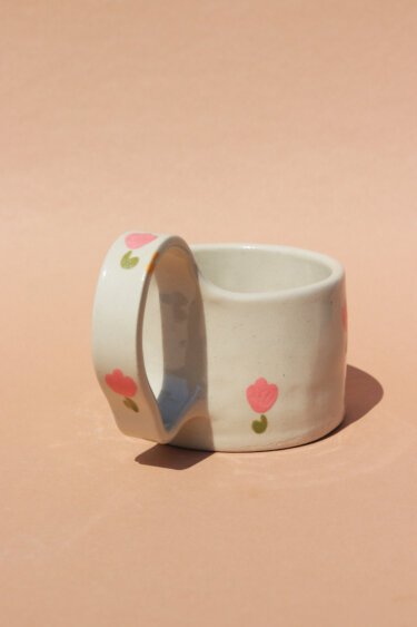 tulip mug in pink - Image 3